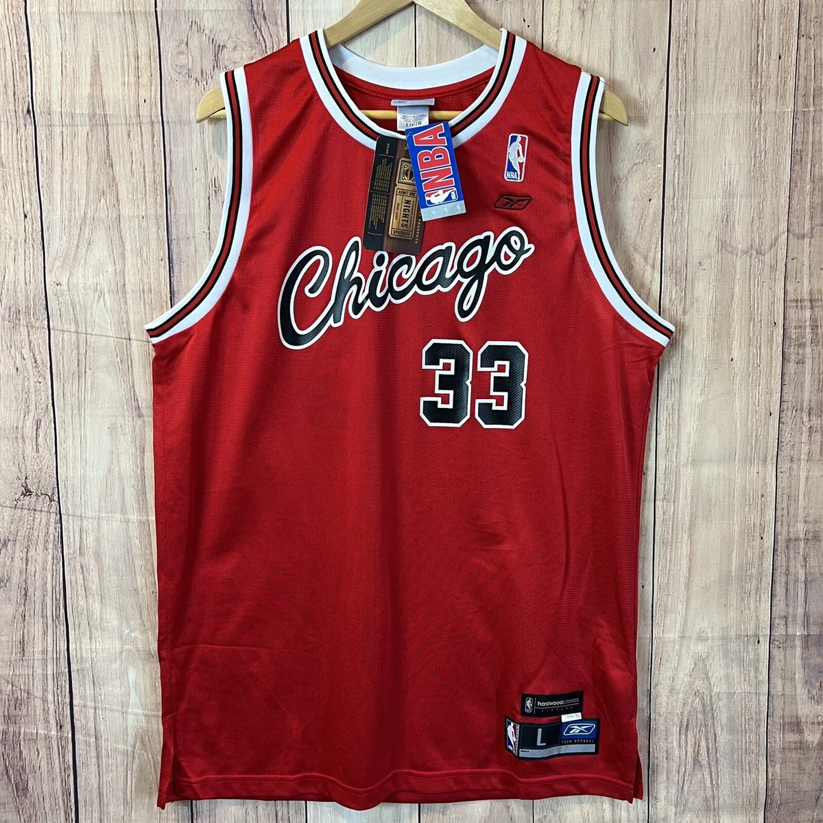 VINTAGE Reebok Hardwood Classics Chicago Bulls Scottie Pippen Jersey Men s Large