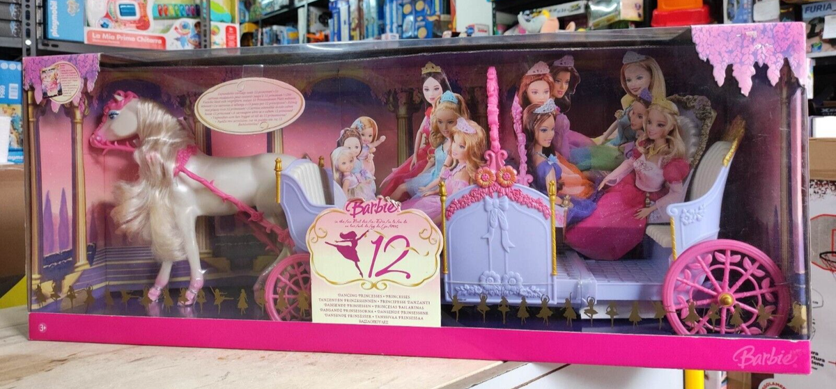 BARBIE PRINCIPESSE DANZANTI CARROZZA