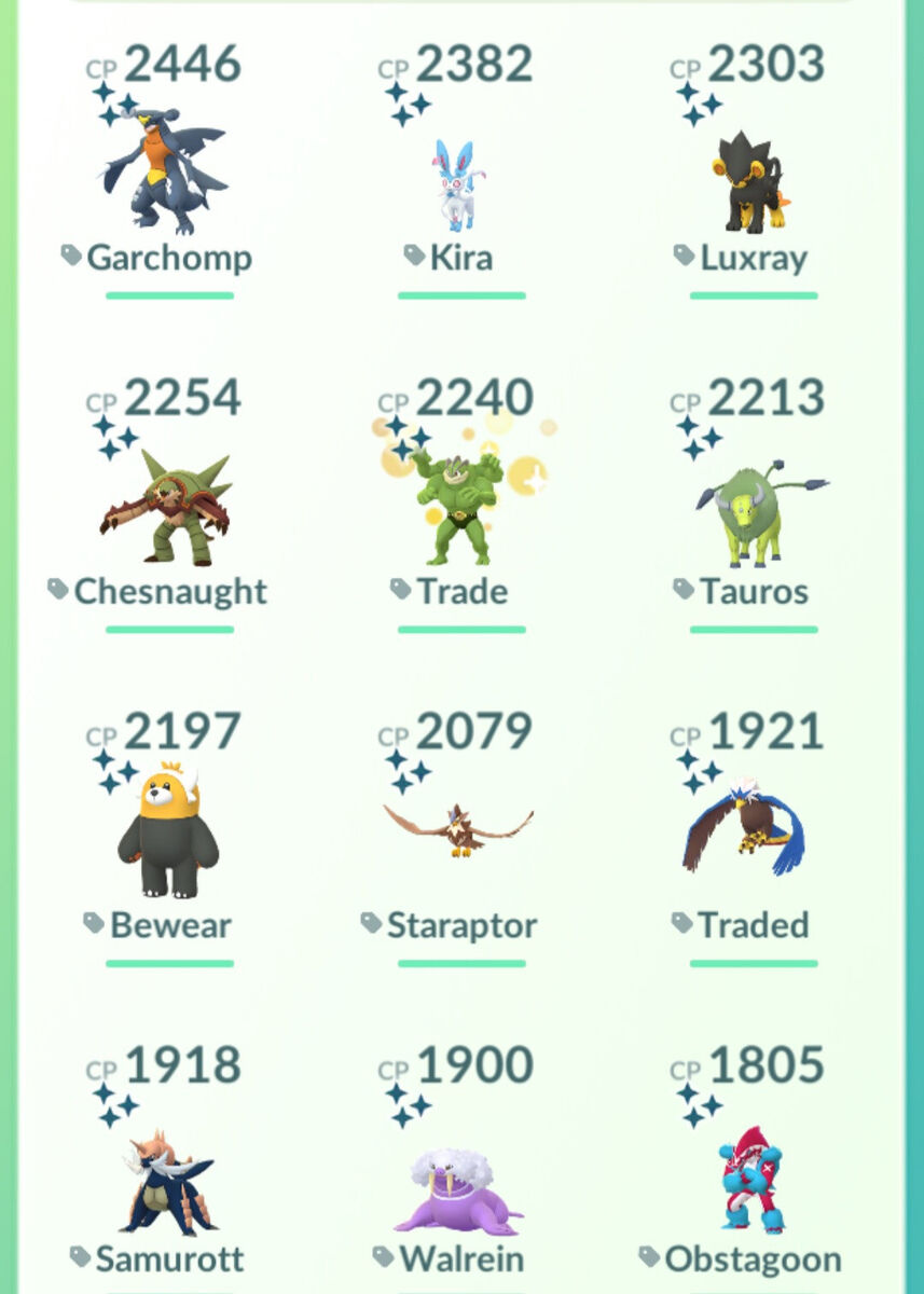 Trade Shiny Normal Pokemon - Pokemon Shiny Normal Go - Shiny - Read  Description