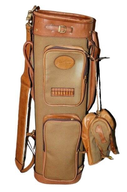 RARE Edward Green London Handmade Leather Staff Golf Bag w/ Headcovers Lim. Ed.