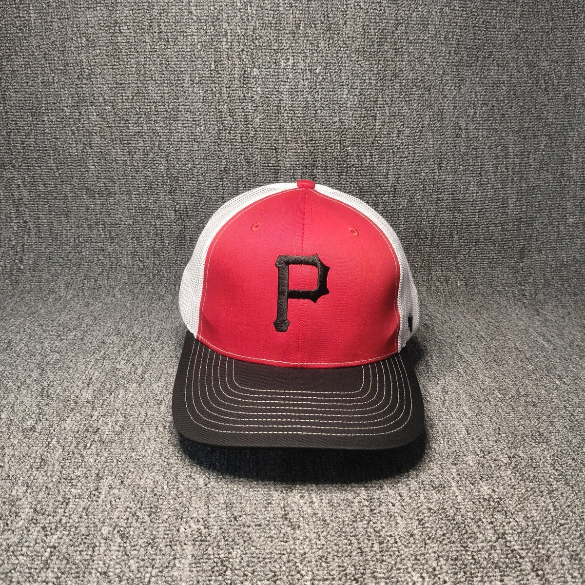 47 Brand Pittsburgh Pirates MLB Trucker Hat Red White Snapback Cap