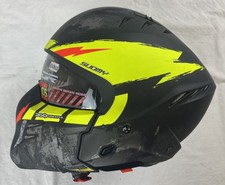 Suomy Armor Hi Volt Klapphelm Matt Black/Yell...