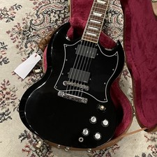 Gibson SG Standard Ebony with EMG Pickups 81and85 Grover Peg 2000 3.26kg
