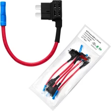 [UL Wire]  5Pcs 12Awg Add-A-Circuit Fuse Tap Adapter Atc/Ato/Standard Fuse Holde