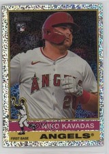 2025 Topps Heritage Chrome Silver Sparkle Refractor Niko Kavadas #320 1u6