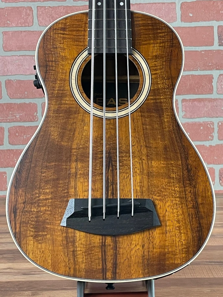 Kala Solid Hawaiian Koa Top Acoustic-Electric U-Bass - Image 2 of 4