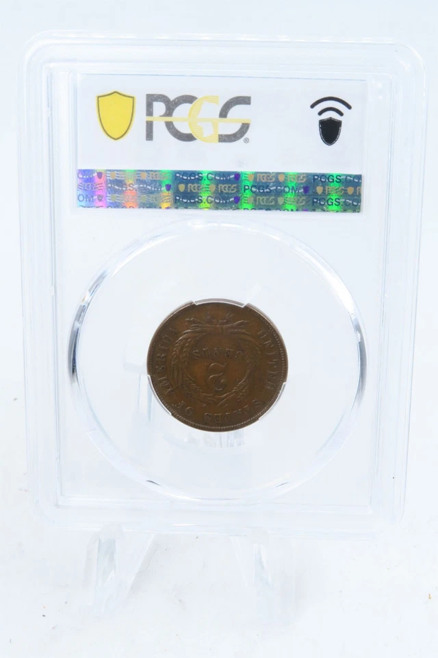 1869-P PCGS XF45BN Two (2) Cent Piece Business Strike 2C - Image 2 of 2