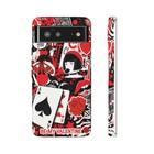 Bold Red & Black Ace Card Phone Case