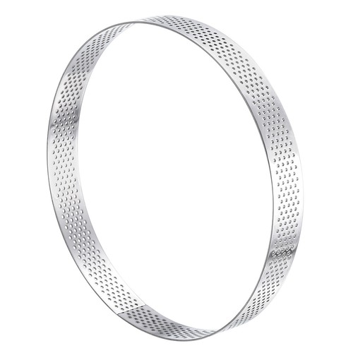 Stainless Steel Circular Cake Rings 5.9" Perforated Cake Mousse Ring Baking