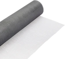 Stockroom plus Fiberglass Window Screen Material - 39 X 118 In, Gray, Single Rol