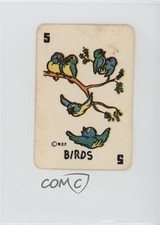 1946 Russell Games Disney Bambi Card Game Red Bambi Back Birds 5 1p1