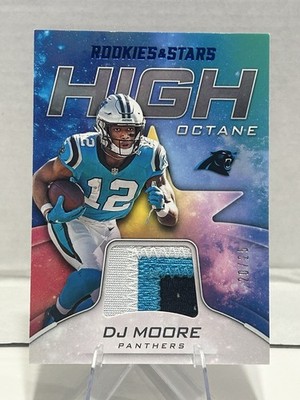 2019 Panini ROOKIES & STARS HIGH OCTANE PATCH Card D.J. Moore #/25 Rare!