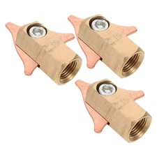 3PCS Auto Body Repair Triangle Chuck - Heavy-Duty Copper Clamp for Car Dent