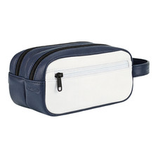 Borsa da trasporto palline da golf in pelle PU 24 cm x 14 cm x 13 cm con chiusur