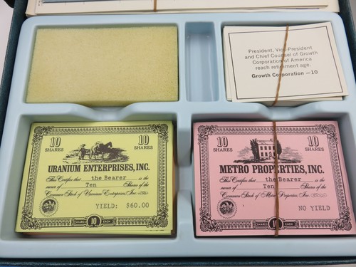 Vintage Stocks and Bonds Finance Board Game 3M Company Bookshelf 1964 No dice - Picture 8 of 11