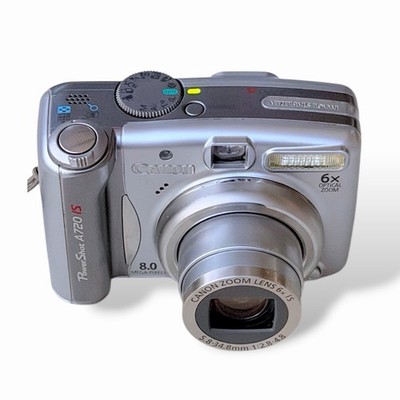 Canon Powershot A720 IS Digital Camera 8.0MP 6x Optical Zoom Video