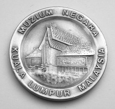 Malaysia Muzium Negara National Museum Medal Kuala Lumpur Opened 1963 38.2mm BB6