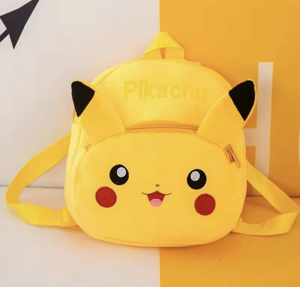 Petit Sac à Dos Peluche Pikachu Pokémon - Cartable Enfant Bébé Maternelle Kawaii - Photo 1/4