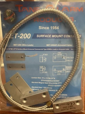 Tane Alarm Products MET-200AR magnetic contacts BRAND NEW