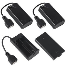 12pcs Aaa Battery Holder 2 X 1.5v Aaa Battery Holder Case Box Aaa Battery Holder