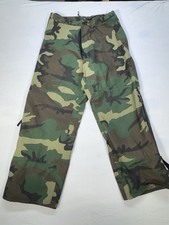 US Military Army Cold Weather Camouflage Nylon PANTS Trousers - Size Small Short