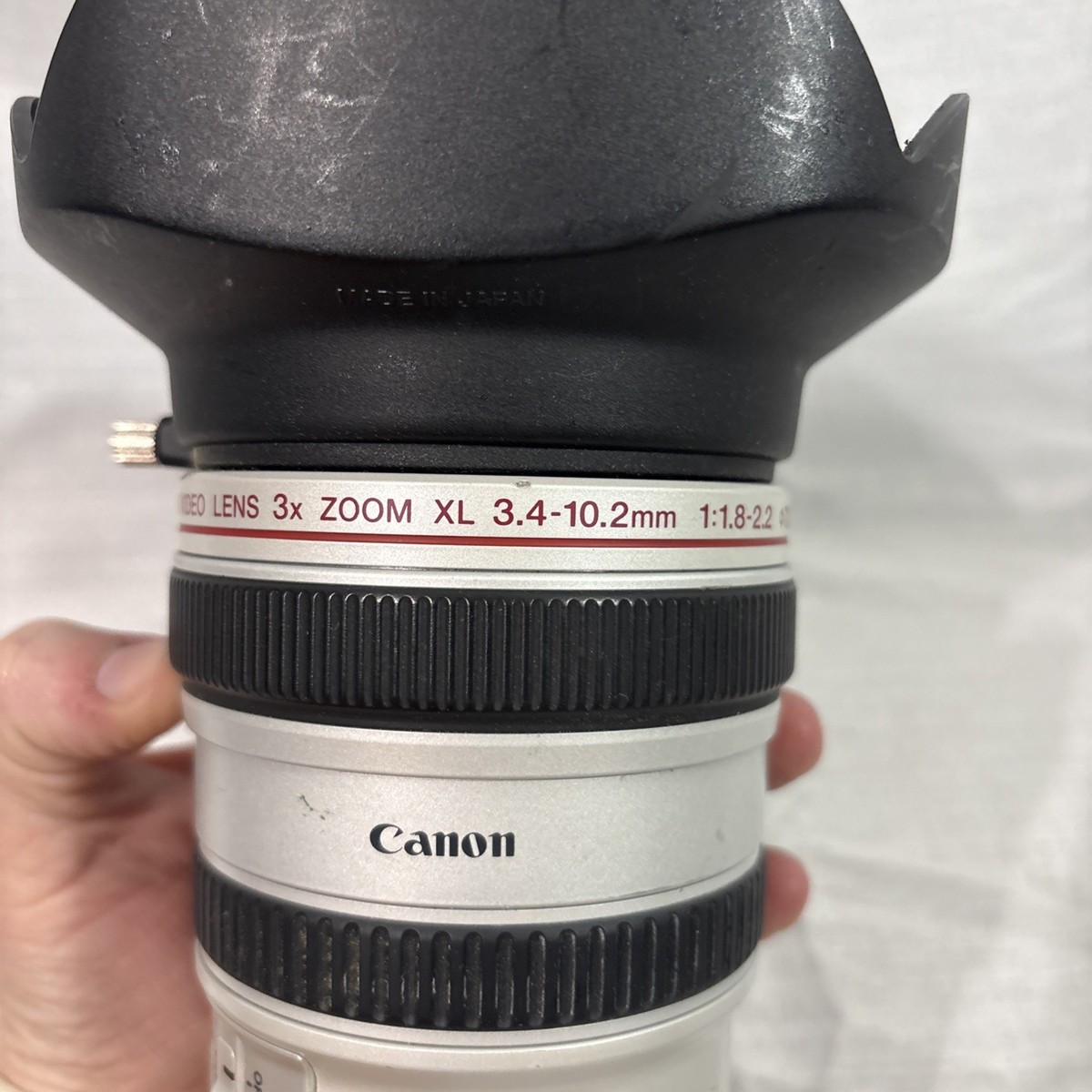 Canon 3x Zoom XL Video 3.4-10.2mm f1.8-2.2 Lens | eBay Canon 3x Zoom XL Video 3.4-10.2mm f1.8-2.2 Lens | eBay