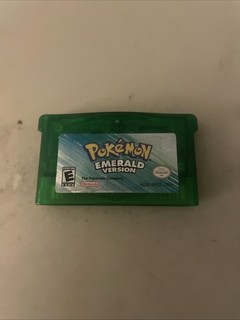 Auténtico Pokémon Versión Esmeralda (GBA 2005) (Solo Carrito de Juego)