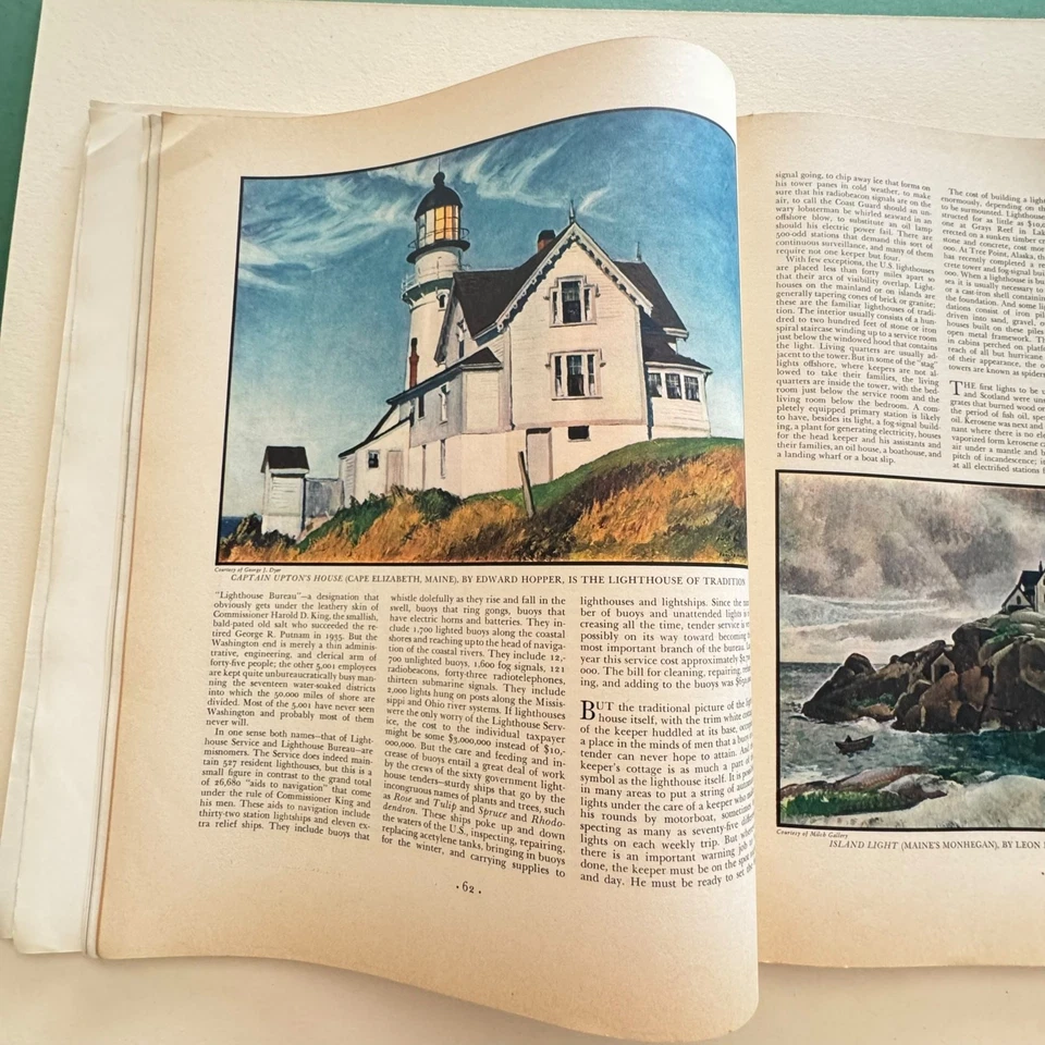 Fortune Magazine January 1937 Art Deco Cover Antonio Petruccelli - Edward Hopper - Image 2 of 4