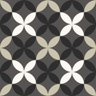 FloorPops FP3367 Arbor Peel & 12"L x 12"W x 0.06"T, Black 