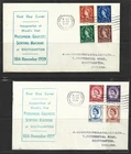 GB QEII 2 x 1959 Phosphor-Graphite F.D.C's, 18th November, Fine condition. (821)
