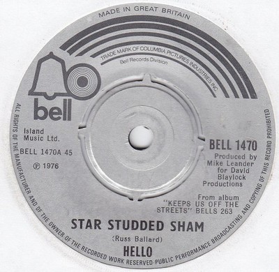 Hello - Star Studded Sham Rock,Pop Glam 7'' Single Schallplatte 58482