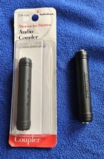 Radio Shack Stereo-to-Stereo Łącznik audio 1/4" Jack do 1/4" Jack 274-1556 Para