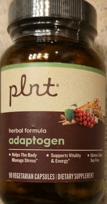 Plnt ORGANIC ADPTOGENS  90 Capsules ( 90 Servings ) BEST BY 08/26 FREE SHIPPING!