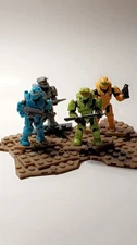 Mega Construx Halo MARK IV & V Spartan Figures Lot Of 4