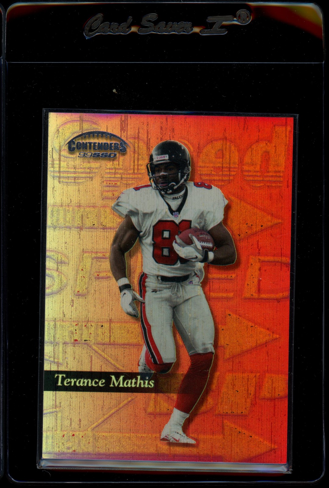 1999 Playoff Contenders SSD Speed Red #55 Terance Mathis #/100