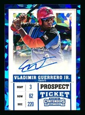 2017 CONTENDERS VLADIMIR GUERRERO JR. RC CRACKED ICE AUTO ROOKIE XRC SP #13/23!