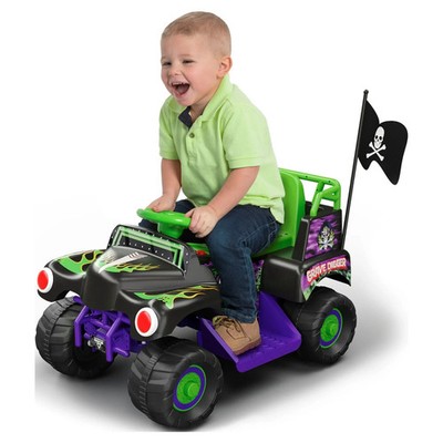 6V Grave Digger Ride on Car Monster Truck Monster Jam Graphics for