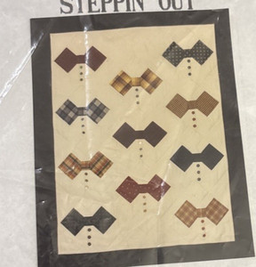 Vtg Rare Churn Dash Designs STEPPIN' OUT 1990 Quilt Pattern