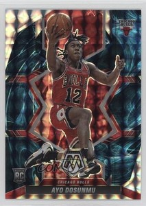 2021-22 Panini Mosaic Rookies Genesis Mosaic Prizm Ayo Dosunmu #233 Rookie RC