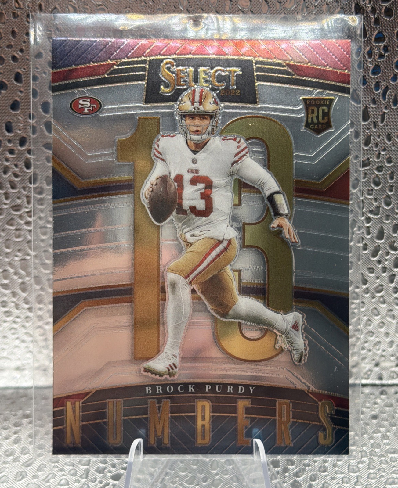 Panini 2022 Select Brock Purdy Select Numbers Rookie Insert #SN-5 49ers