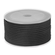 Nylon Beading Thread Cord 3mm Braided Nylon String 10M/33 Feet Black