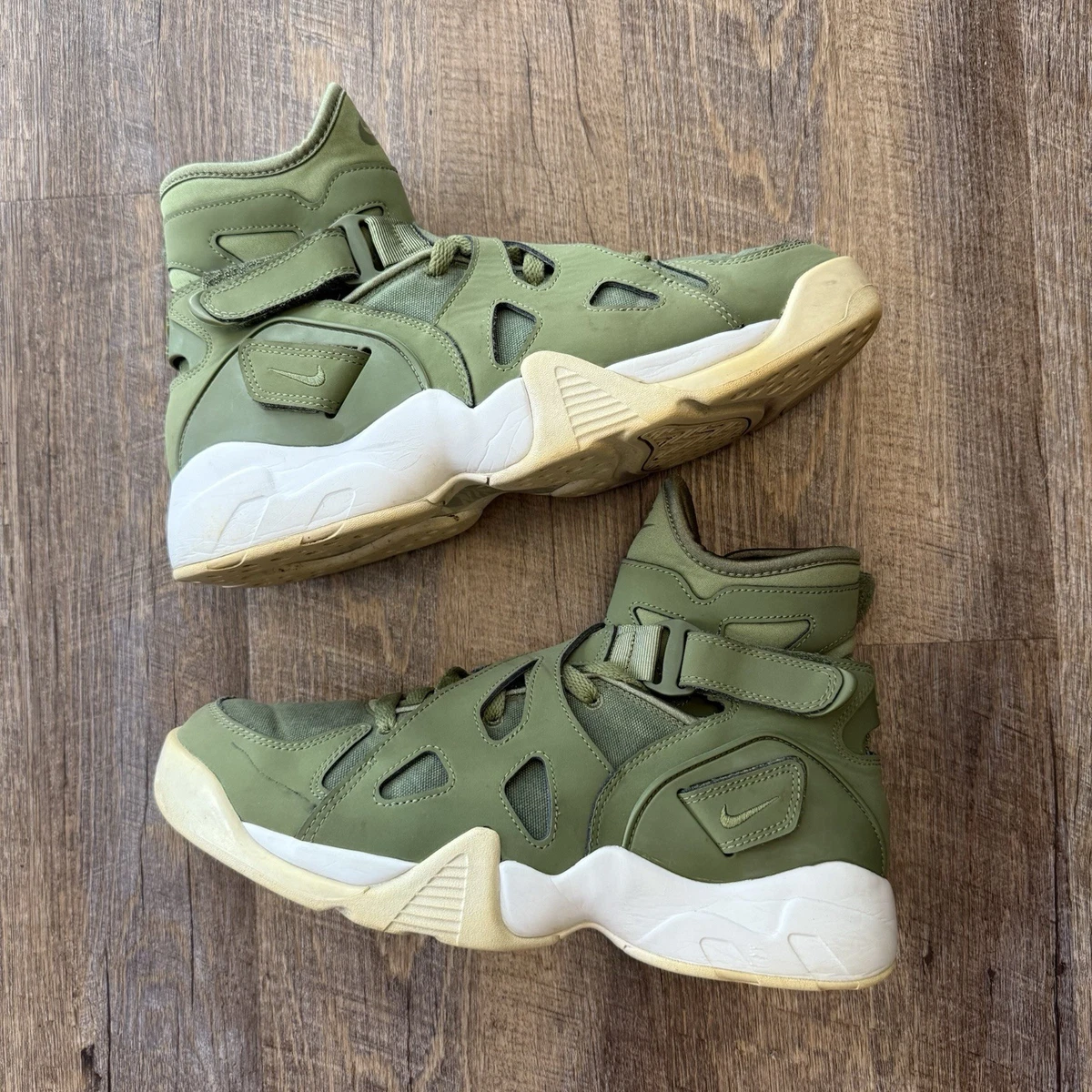 Nike Air Unlimited 889013-300 Green High Top Strap Basketball Shoes Men’s 8.5 NIKE AIR UNLIMITED PALM GREEN #889013-300 US MEN main image 2