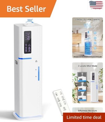 Smart 10L Humidifier with Remote Control & 360° Nozzle for Optimal Comfort