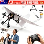 DIY Remote Control RC Paper Airplane Kit with Gyro Stabilizer & Dual Propellers