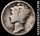 1927 Silver Mercury Dime - Scarce  Better Date  No Reserve  #i1601