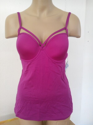 Bikini Bügel-Tankinitop Nikki Beach Sapph fuchsia Tankini 80B NEU Damen Bademode