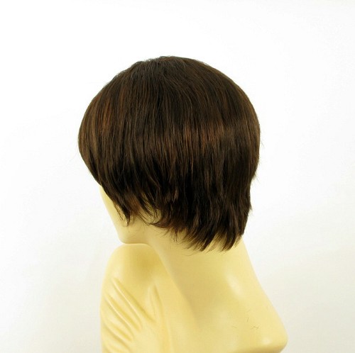 short wig for women chocolate copper wick ref elsa 6h30 PERUK - Picture 4 of 9