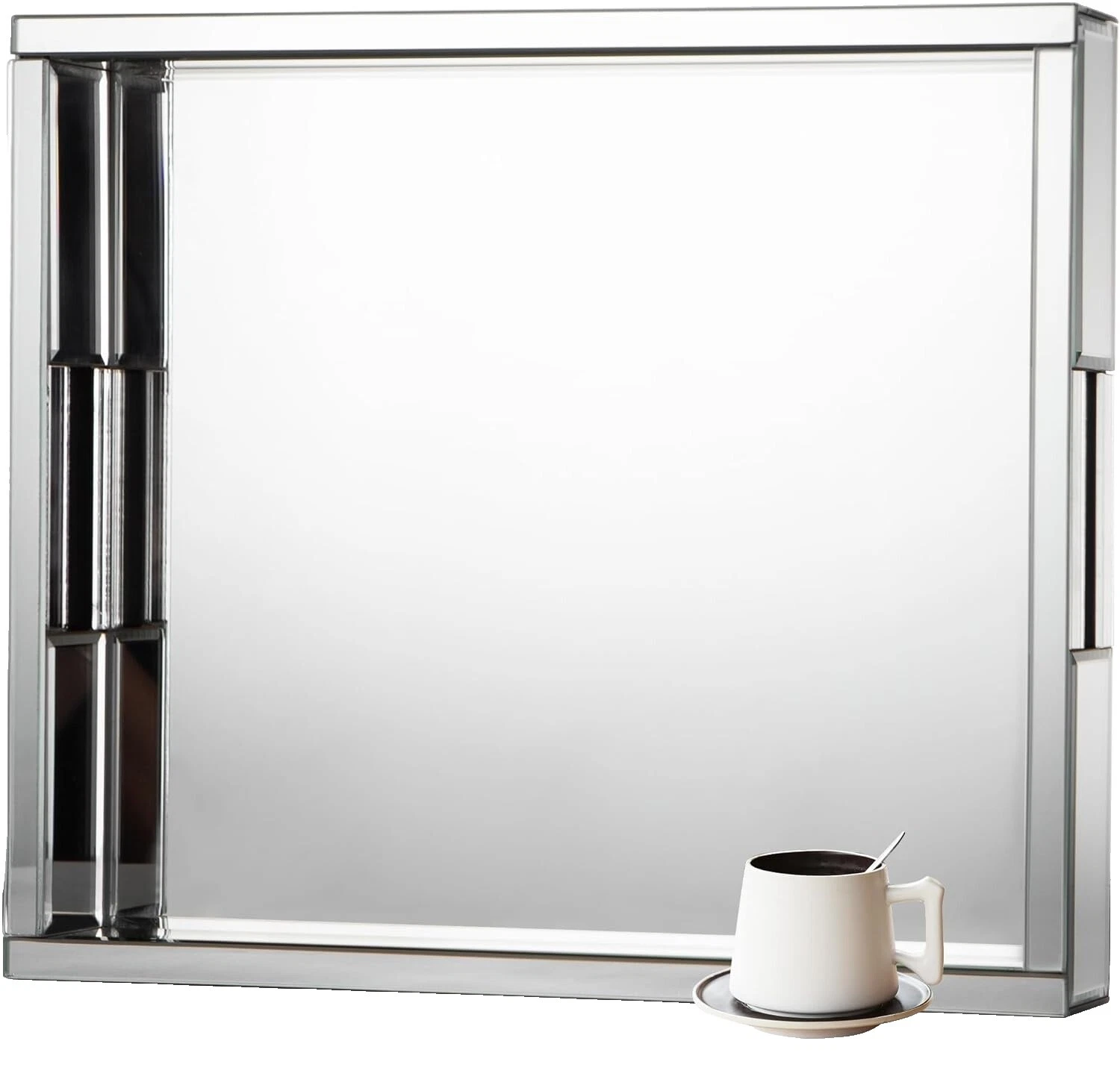 Bandejas de servir prata padrão liso