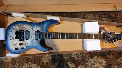 Schecter Reaper-6 FR Electric Guitar in Satin Sky Burst 