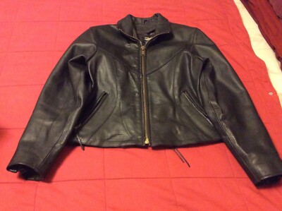 Women’s Jamin Leather Motorcycle Coat Size Medium | eBay